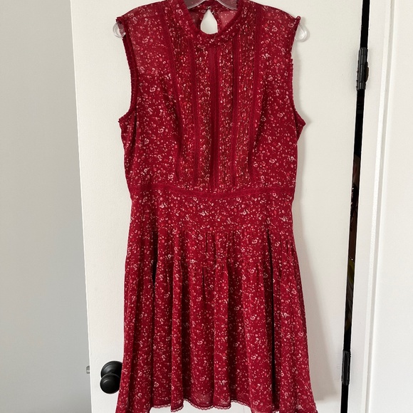 All Saints Dresses & Skirts - All Saints Red Floral dress 10. Worn once.
